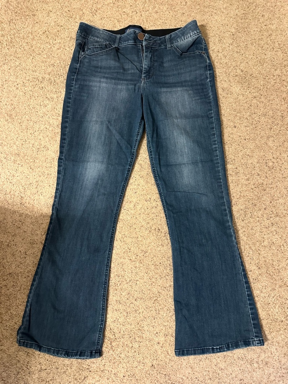 Democracy Women's Dark Blue Flare Jeans